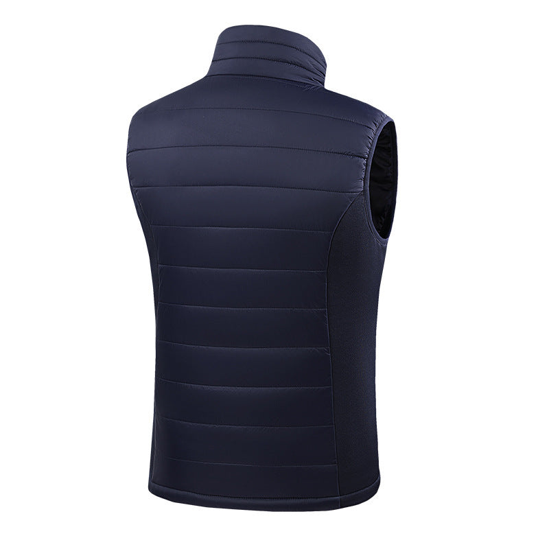 Double Control Zone 15 Intelligent Self-heating Men's Electric Heating Vest