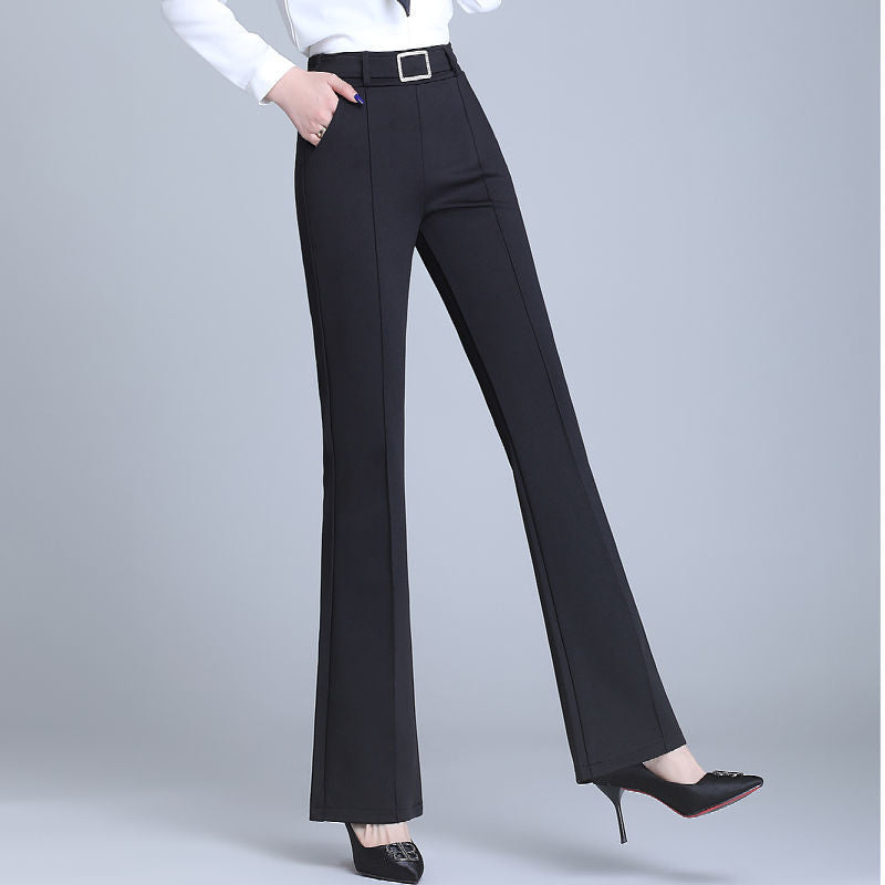 Commuter Casual All-match Wide Leg Pants High Waist Slimming And Straight Draping Effect