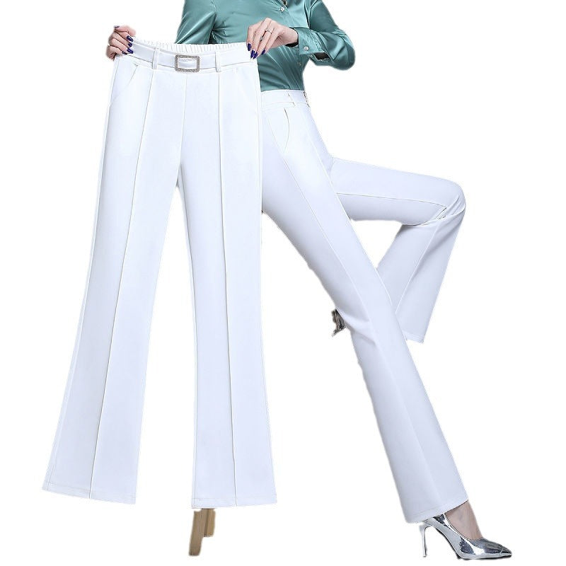 Commuter Casual All-match Wide Leg Pants High Waist Slimming And Straight Draping Effect