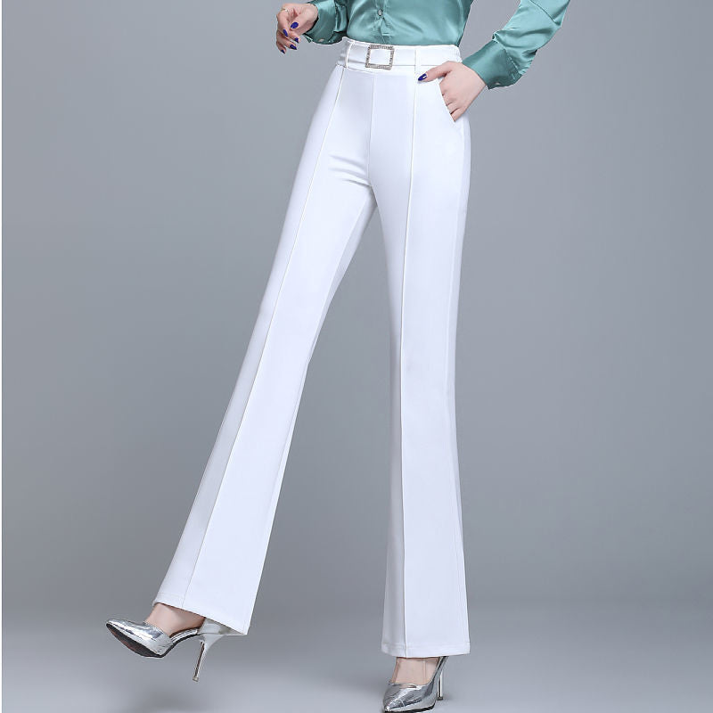 Commuter Casual All-match Wide Leg Pants High Waist Slimming And Straight Draping Effect