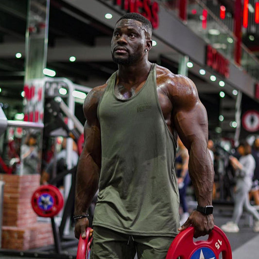 Fitness Training Printed Men's T-shirt Vest Top