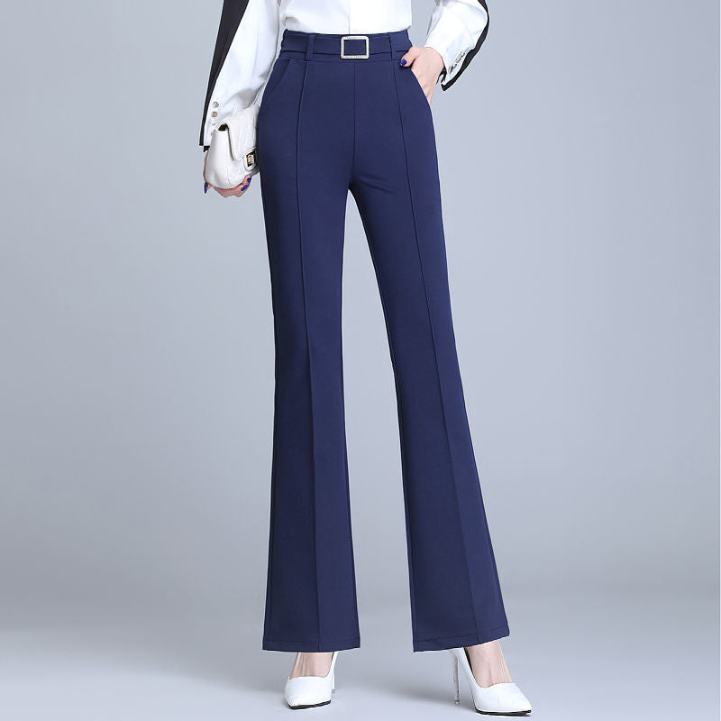 Commuter Casual All-match Wide Leg Pants High Waist Slimming And Straight Draping Effect