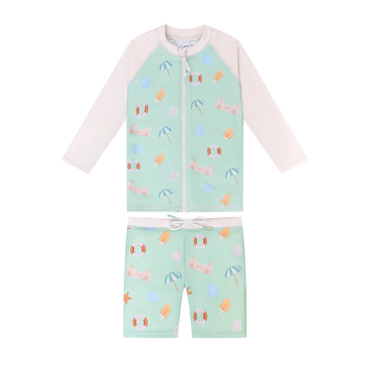 The 'Sandcastle' 2-Piece Swim Set-0