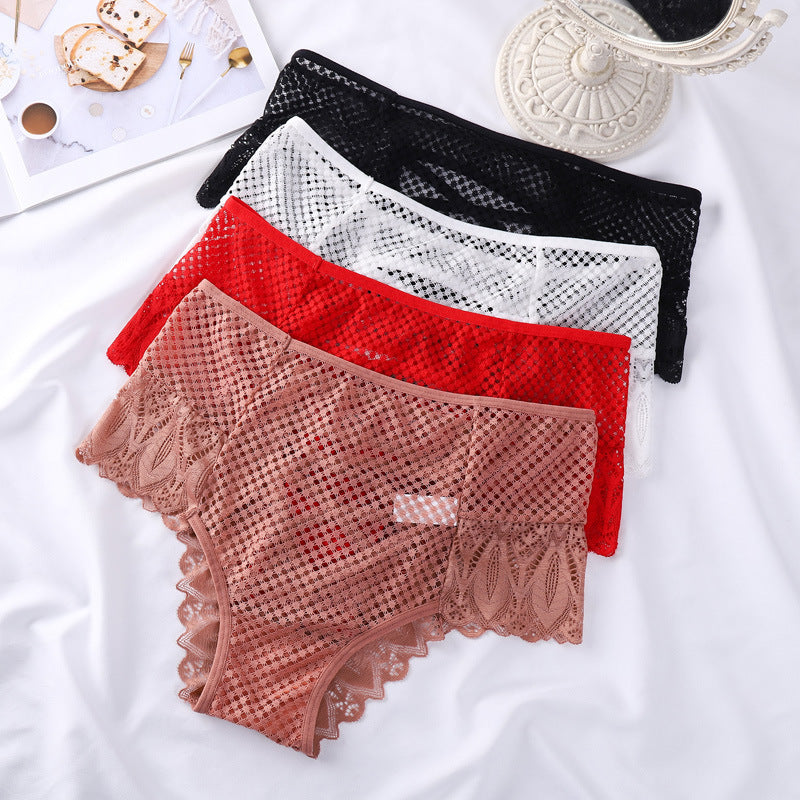 Women's Panties Lace Cross Strap Briefs