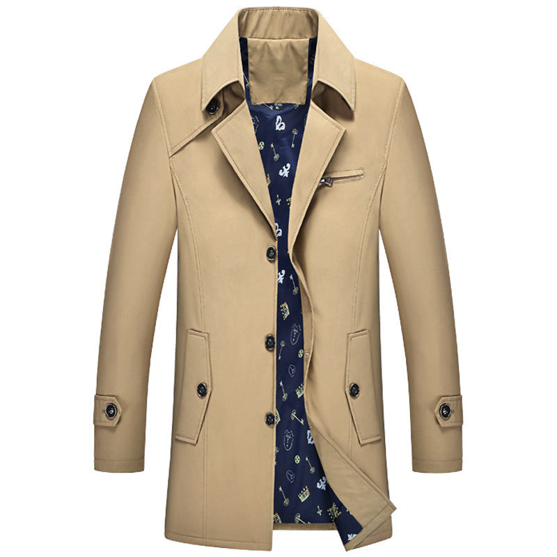 Korean Style Trendy Handsome Men's Coat Business Casual Jacket Spring And Autumn