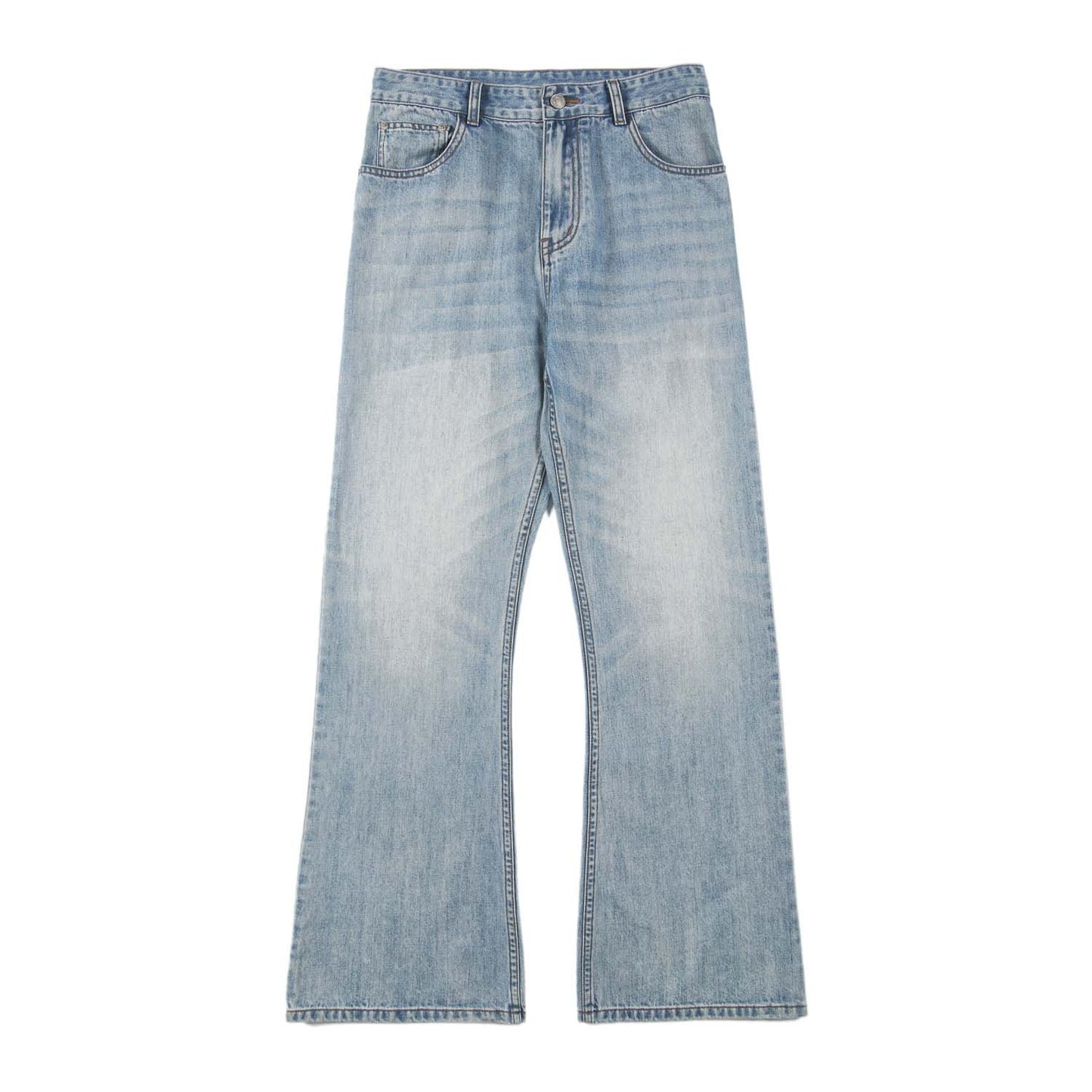Washed Light Blue Skinny Jeans For Men