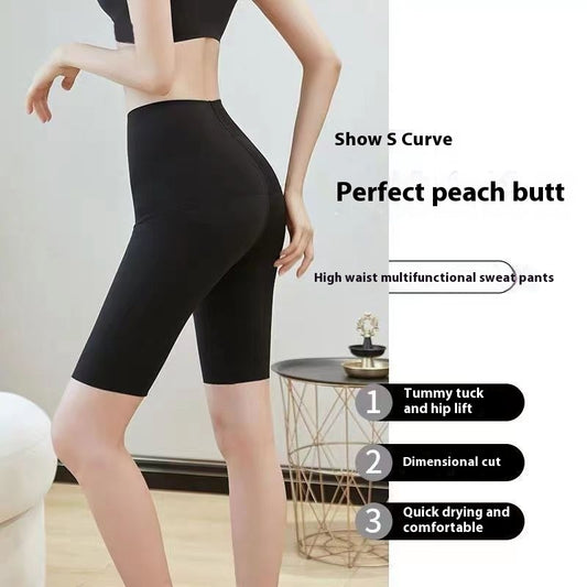 Sports Sweat Wicking Pants Elastic Breasted Plus Size Yoga Pants