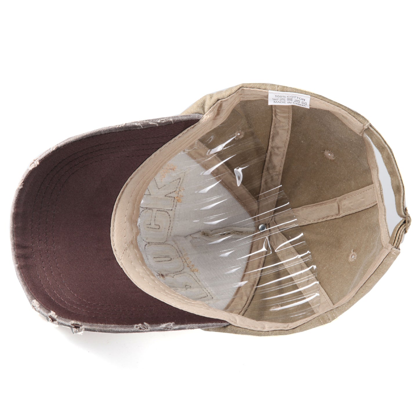 Stitching Washed Cotton Baseball Hat