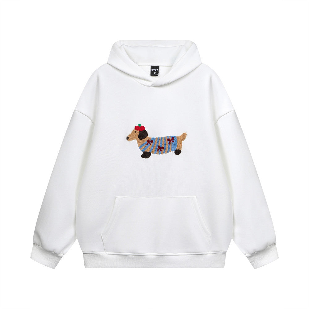 Cartoon Casual Long-sleeve Hooded Pullover