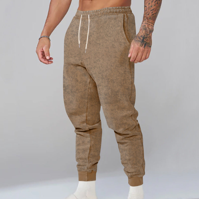 Stretch Slim Retro Distressed American Men's Pants