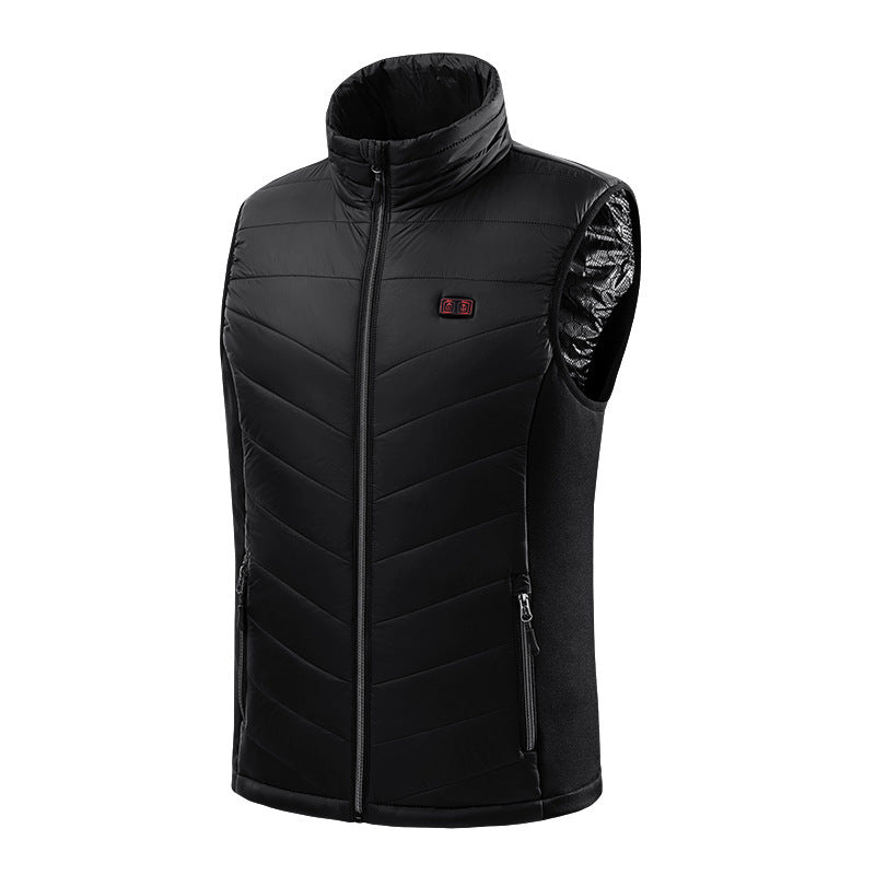 Double Control Zone 15 Intelligent Self-heating Men's Electric Heating Vest