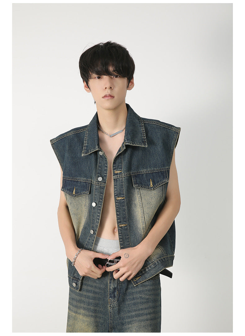 Fashionable Baggy Denim Shorts