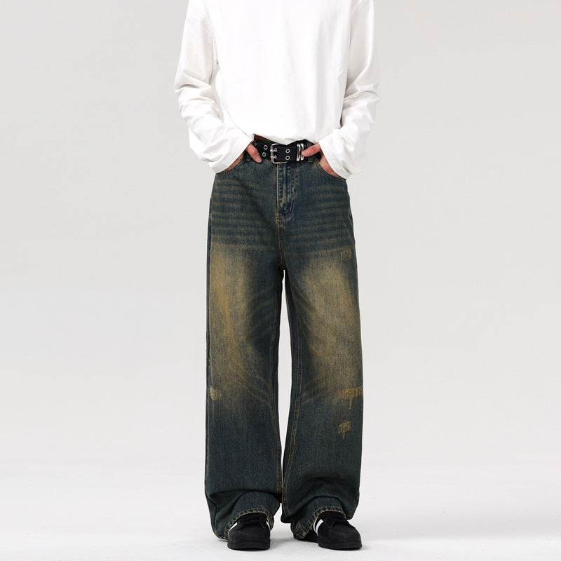 Straight Jeans Loose Wide Leg Pants