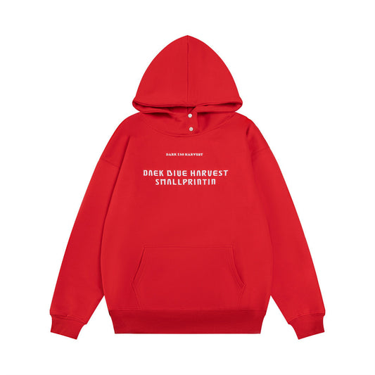 Fashion American Letters Embroidered Hoodie Men