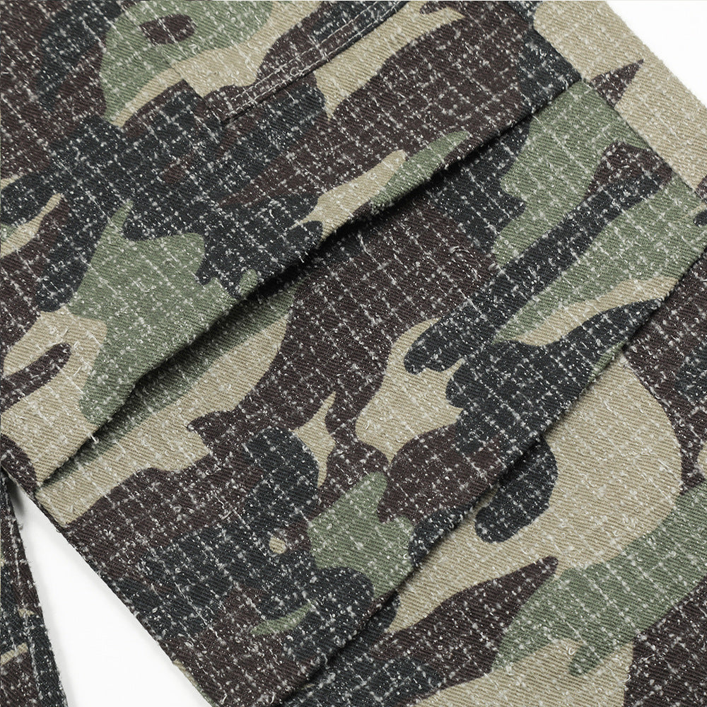 Men's Outdoor Camouflage Sports Fold Paratrooper Pants