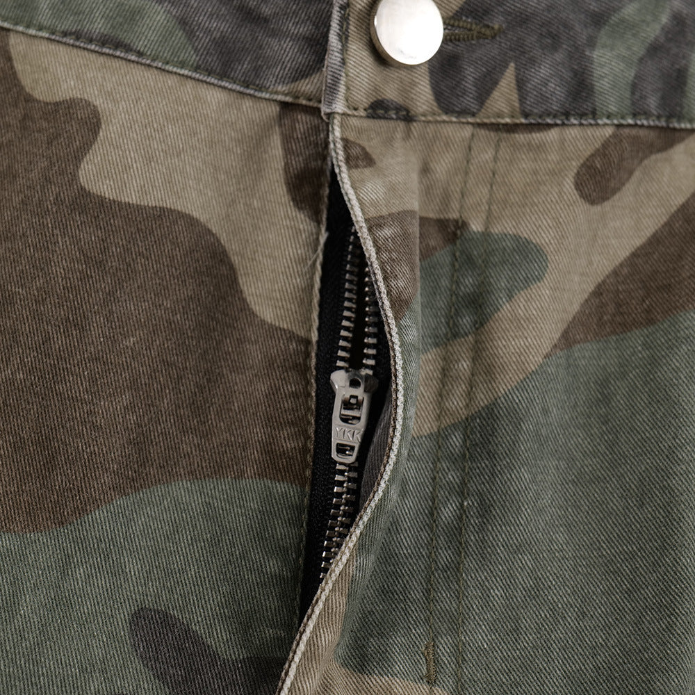 Workwear Camouflage Pants Men's Punk Street Tide