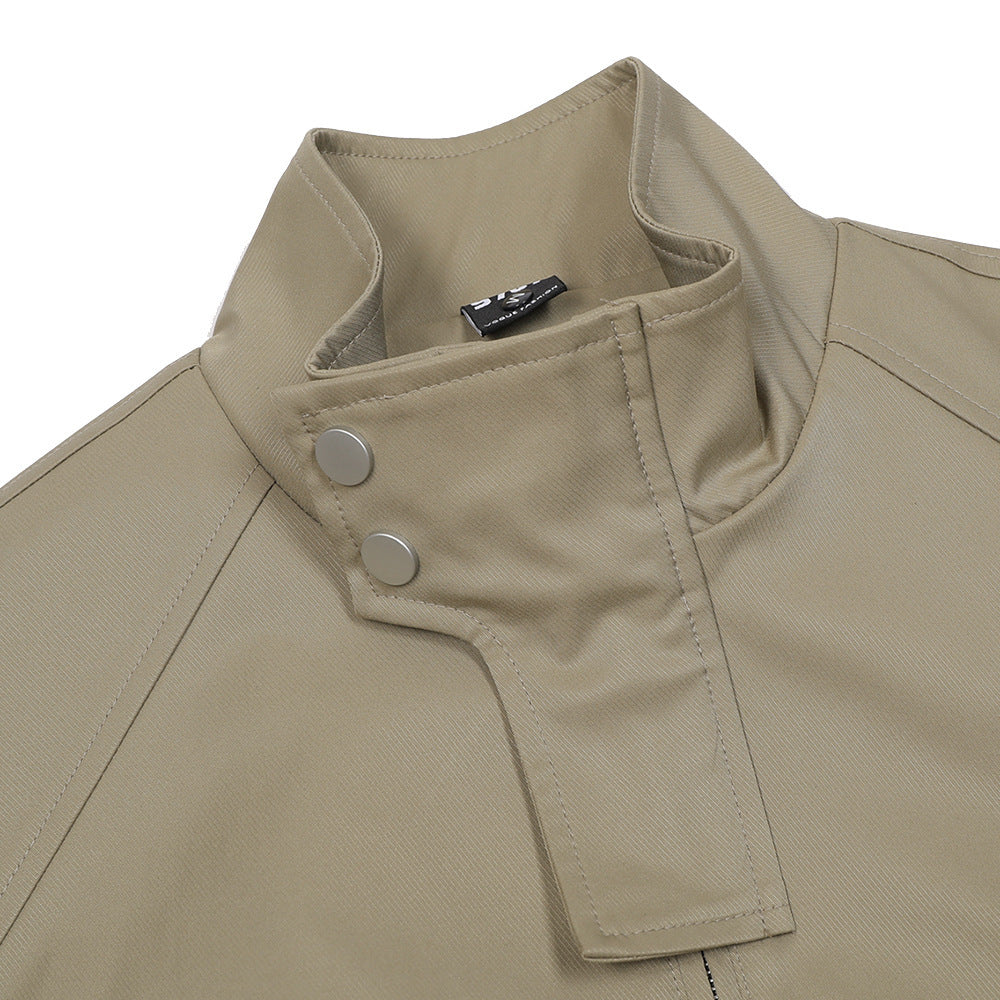 American-style Simple Embroidered Letter Workwear Jacket Fashion Brand Men