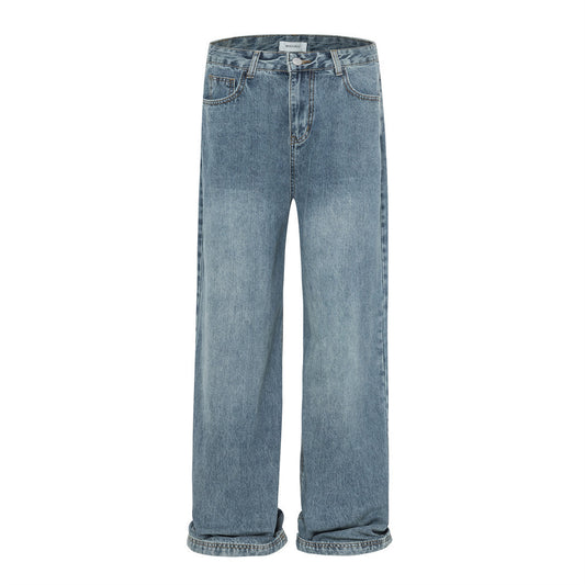 Men's Loose Leisure All-matching Simple Wide-leg Trousers
