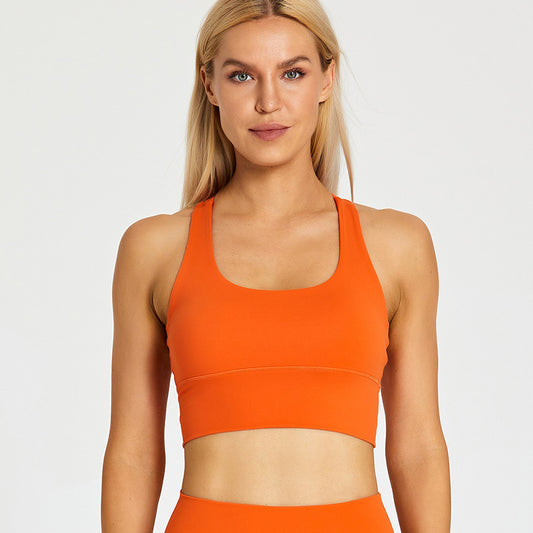Fitness Bra With Chest Pad Cross Beauty Back Exercise Underwear