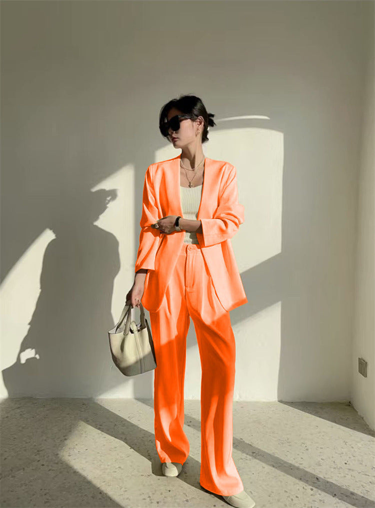 Casual Temperament Twinset Spring And Autumn Women's Suit