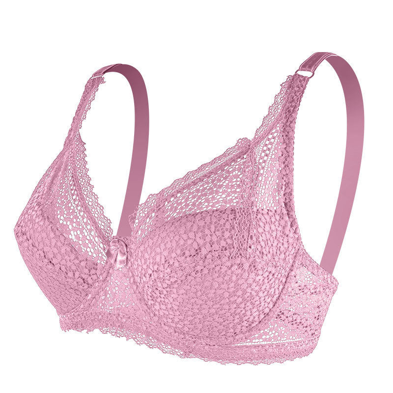 Lace Push Up Adjustable Small Breast Holding Bra