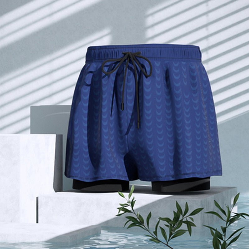 Men's Swim Trunks For Soaking In Hot Springs, Anti Awkward And Loose Fit