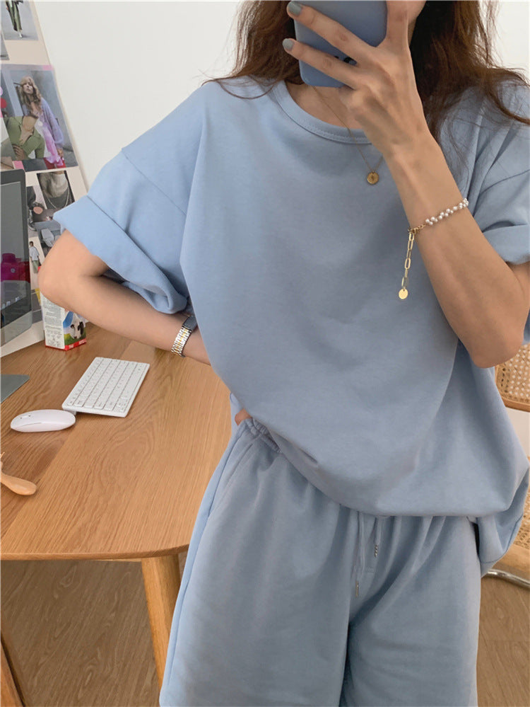 Student Loose Leisure Sports Two-piece Set