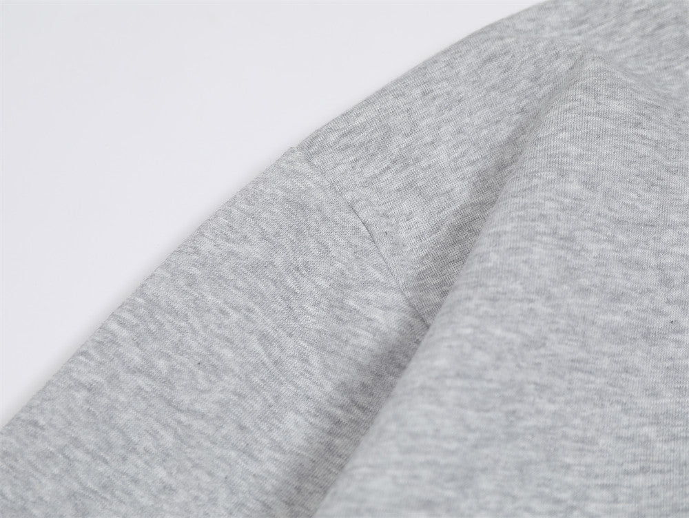 Vine Flower Embroidery Hooded Loose Sweater