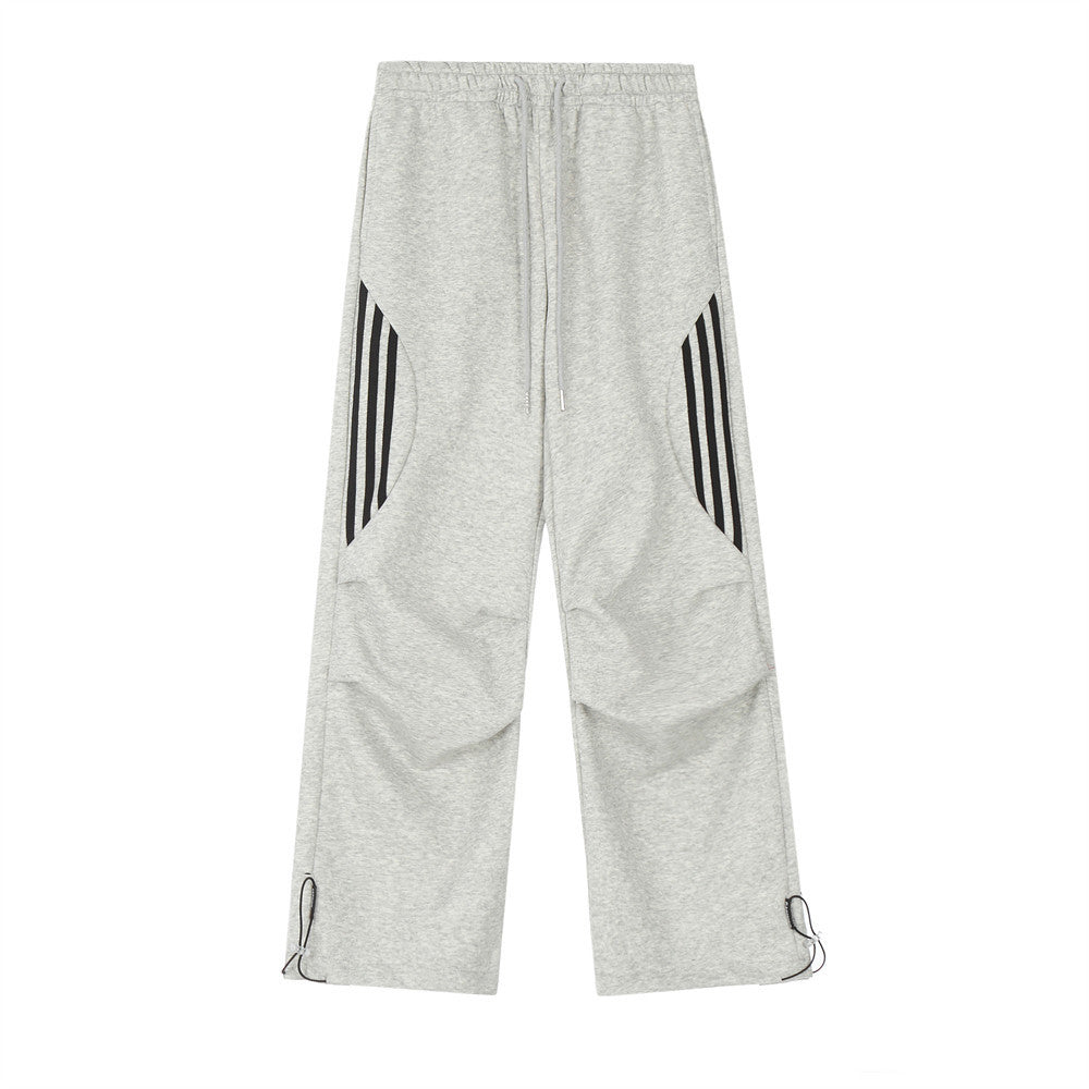 Sports Casual Pants Men's Pleated Loose Umbrella Straight