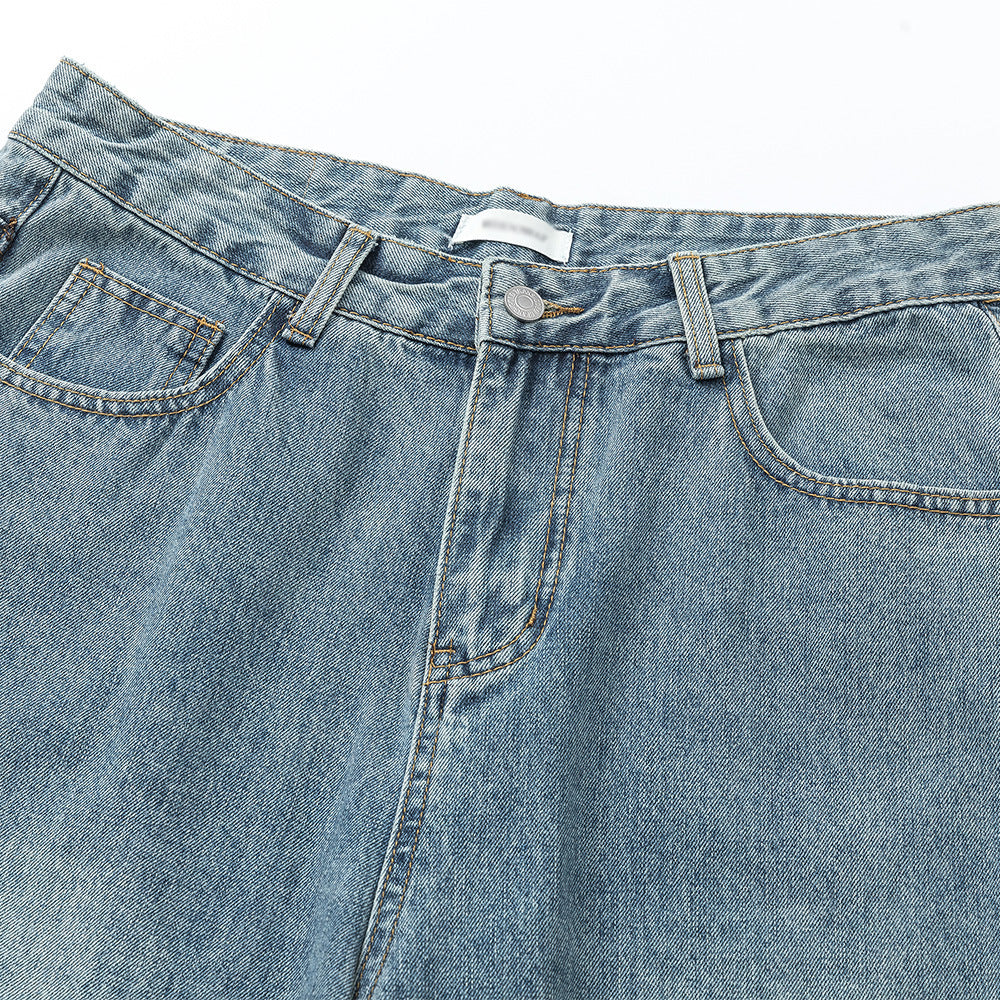 Men's Loose Leisure All-matching Simple Wide-leg Trousers
