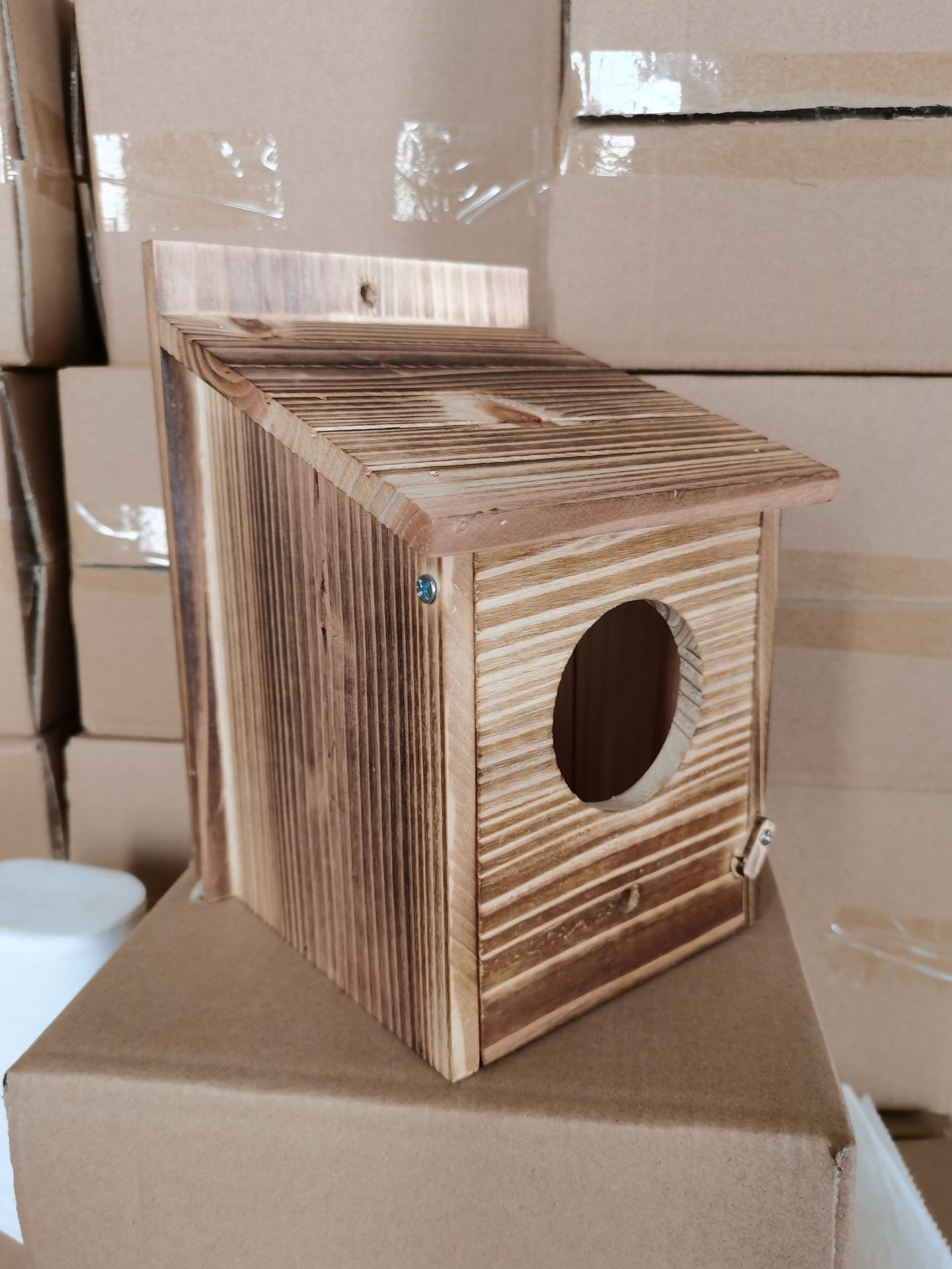 Creative Bird Breeding Box Wooden Bird Nest