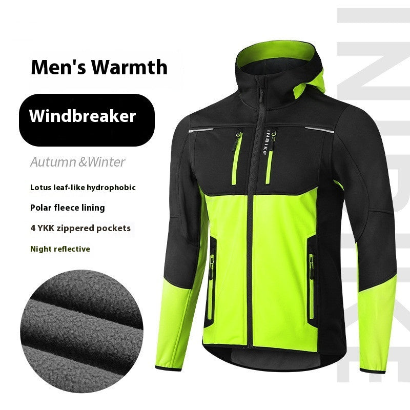 Fashion Riding Windproof Warm Men's Jacket