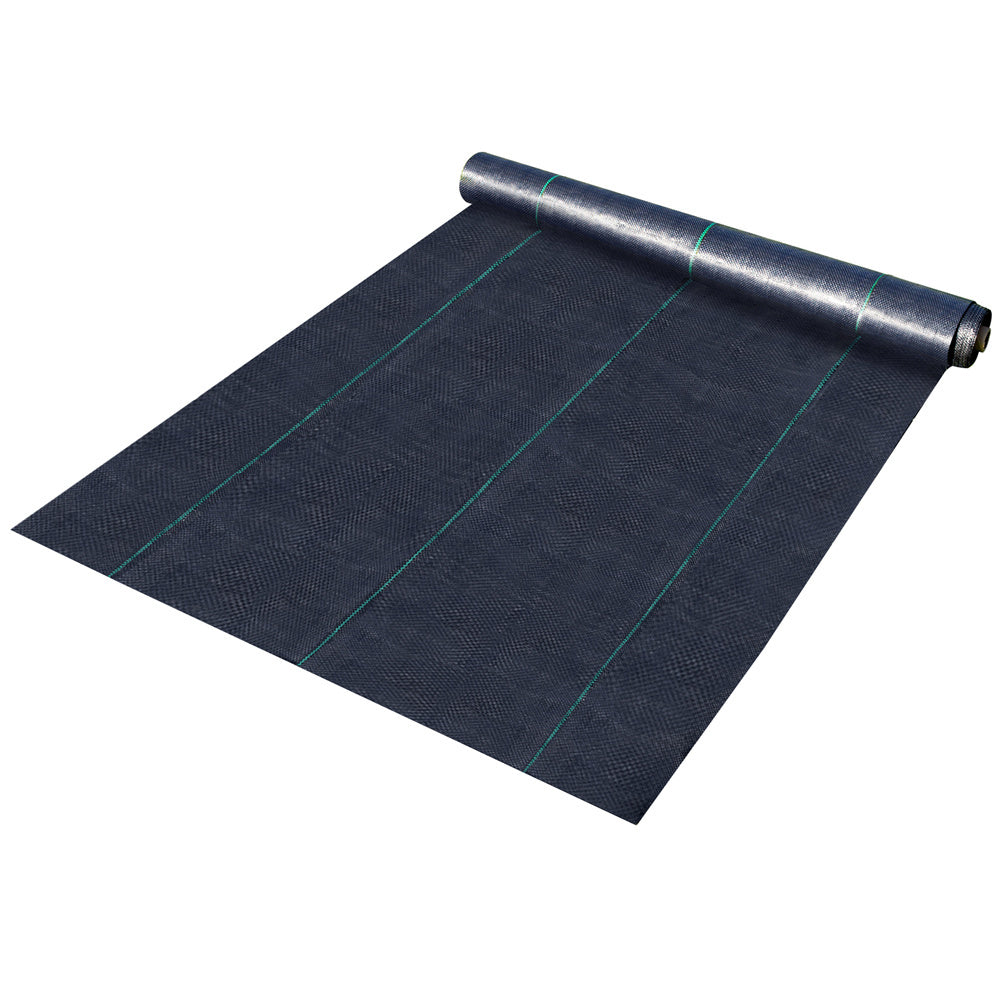 VEVOR Weed Barrier Landscape Fabric, 6 X 250 Ft, 4.1 Oz Premium Woven Ground Cover, Heavy Duty PP Material & Easy Setup, Weed Control For Outdoor Garden, Lawn, Driveway, Black