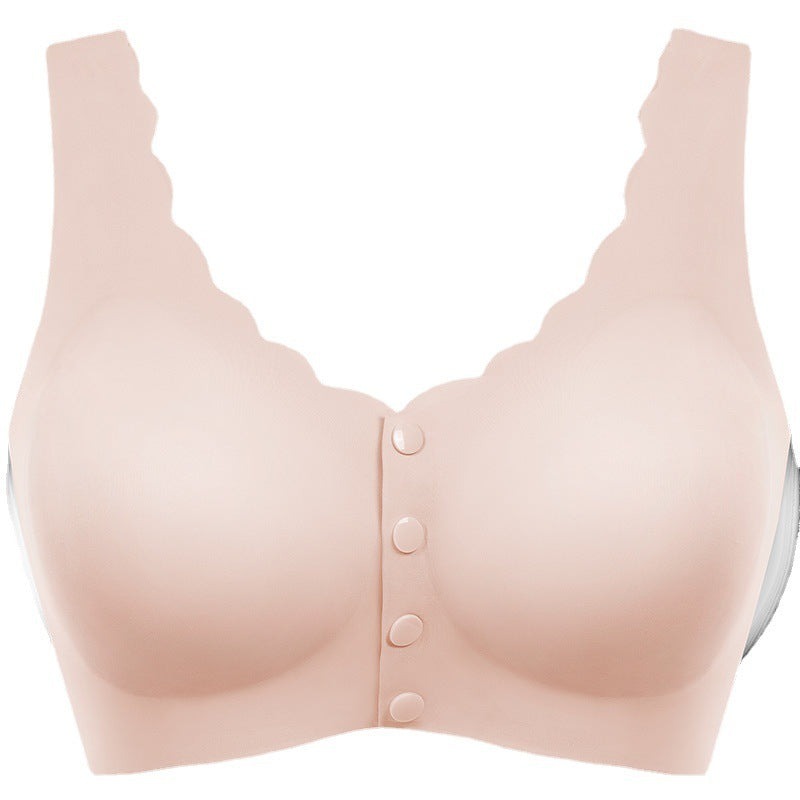 Pregnant Women's Lace Vest-style Wireless Summer Nursing Bra