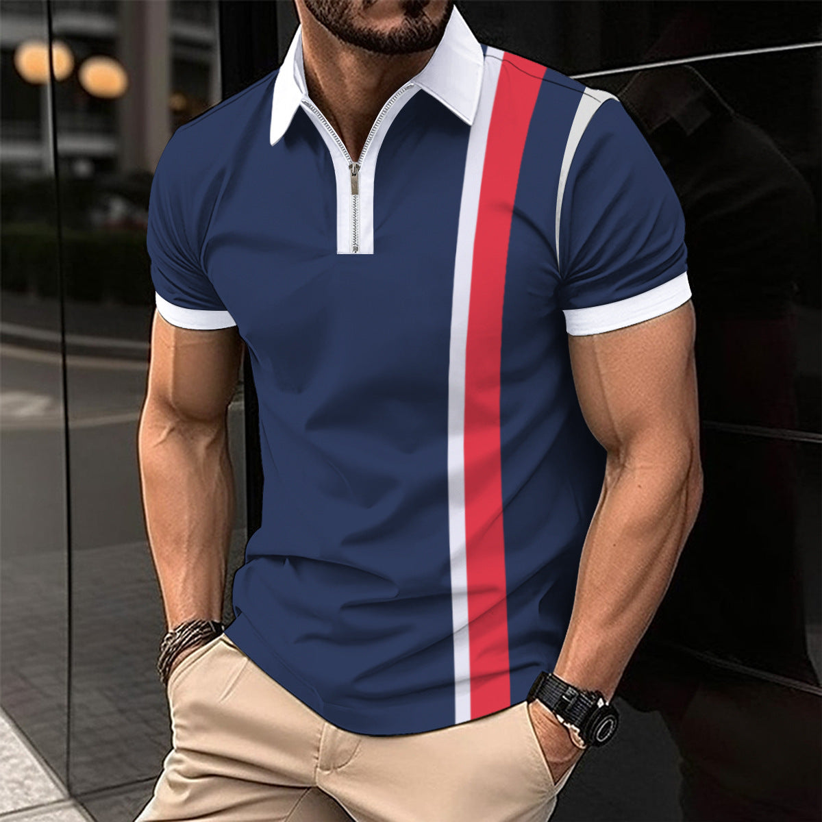 Men's Digital Printing Short Sleeve