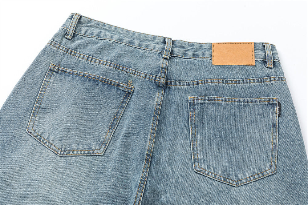 Men's Loose Leisure All-matching Simple Wide-leg Trousers