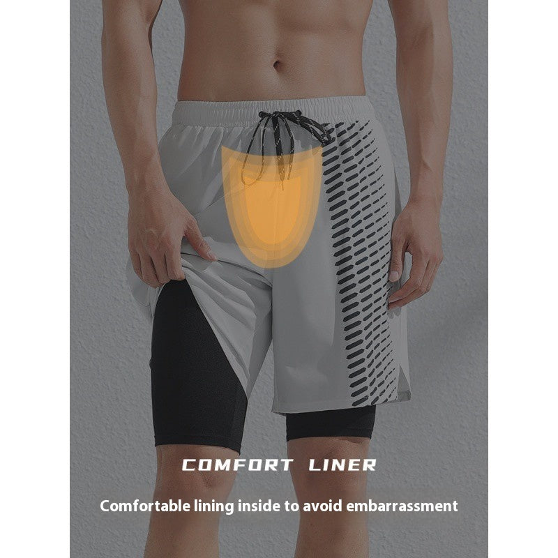 Men's Casual Minimalist Printed Beach Pants