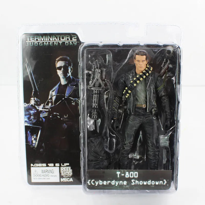 NECA the Terminator T-800 T-1000 Endoskeleton PVC Action Figure Collectible