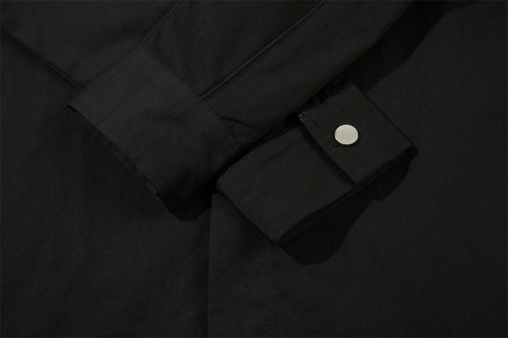 Trendy Brand Handsome Loose Long-sleeved Shirt