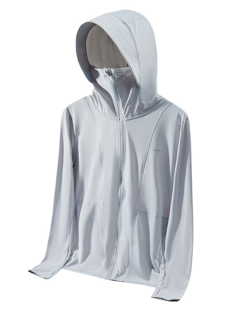 Cloud Raw Yarn Ice Silk Sun Protection Clothing Female UV Protection Sunscreen Fishing Suits Male