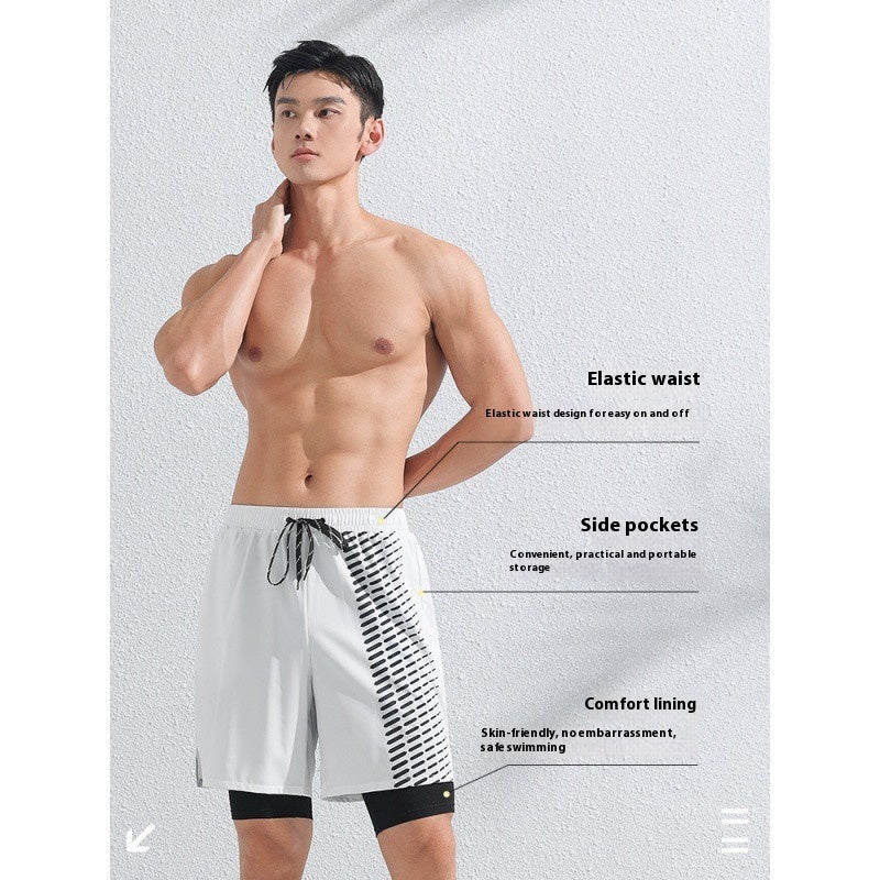 Men's Casual Minimalist Printed Beach Pants