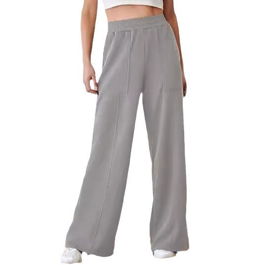 Women's High Waist Loose Wide Legs Trousers
