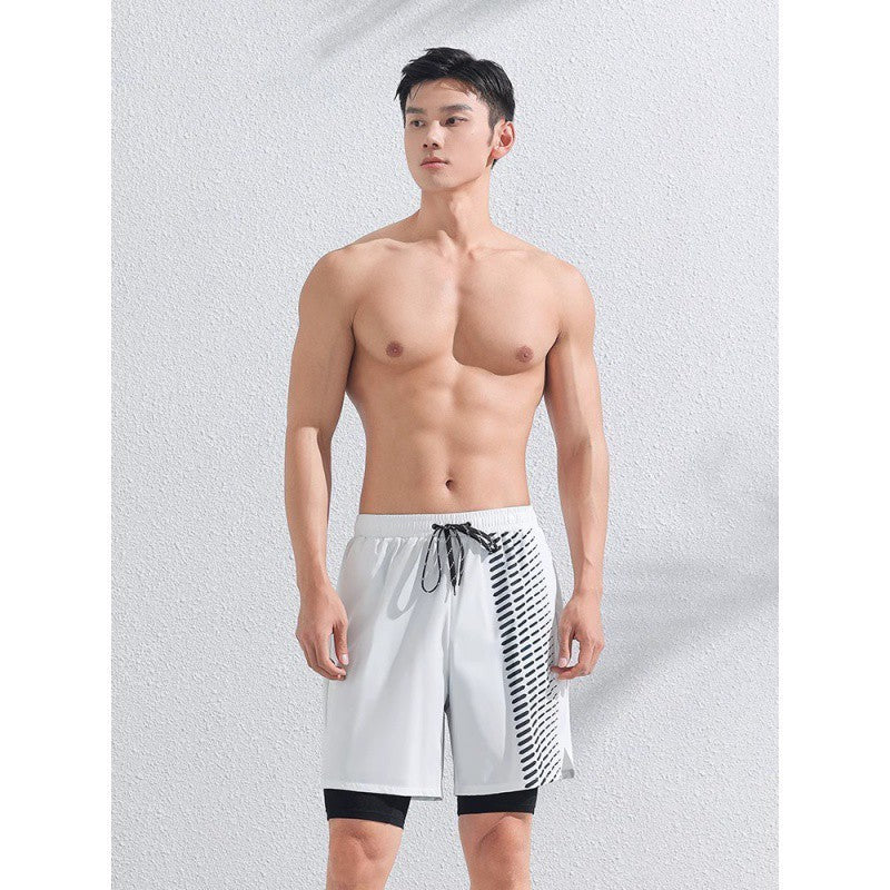 Men's Casual Minimalist Printed Beach Pants