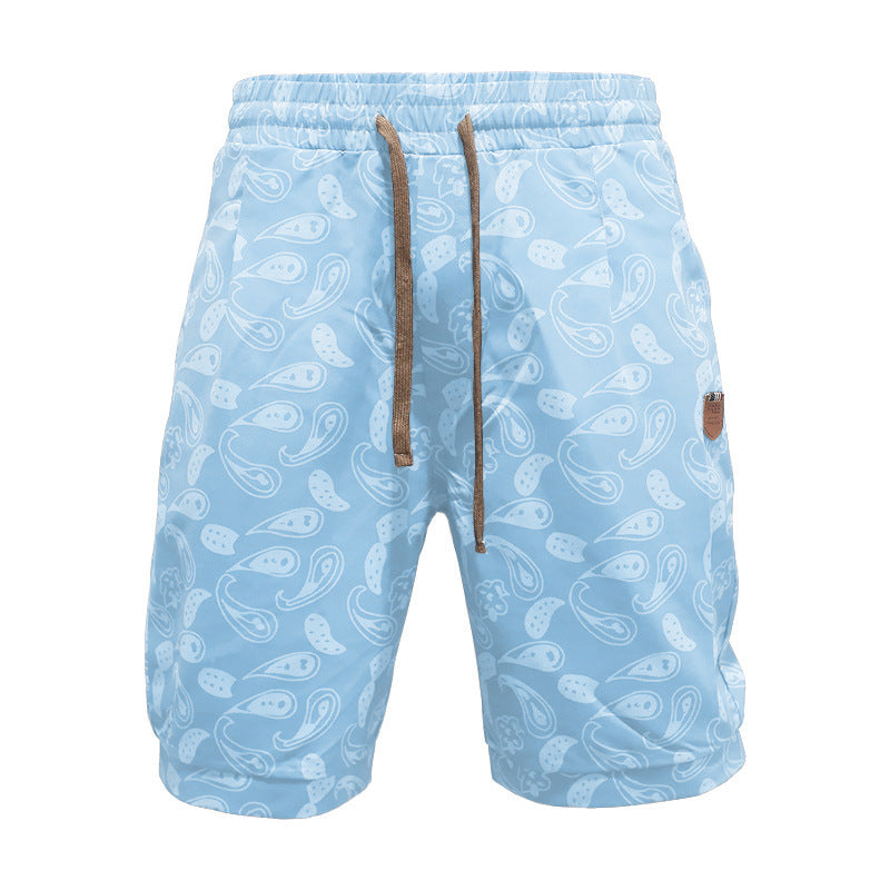 Polyester Casual Shorts Men's Loose