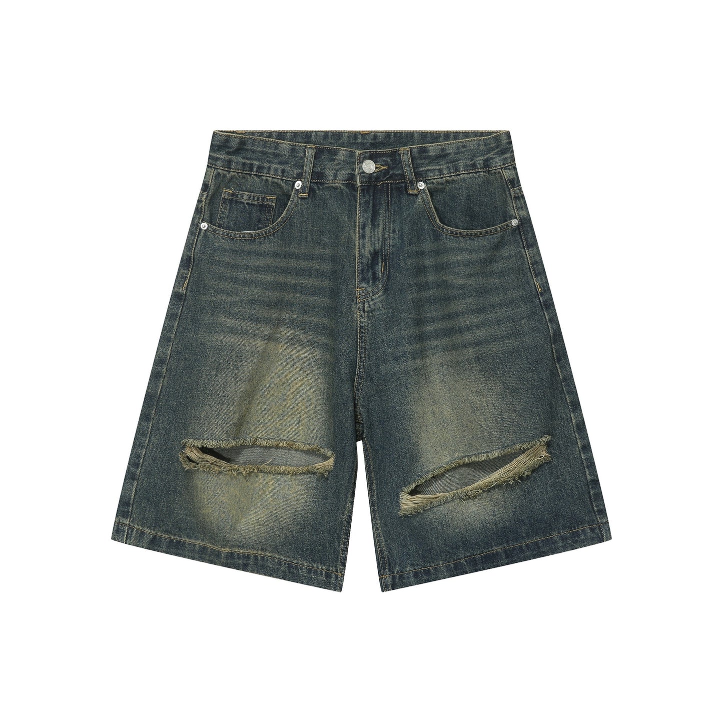Fashionable Baggy Denim Shorts