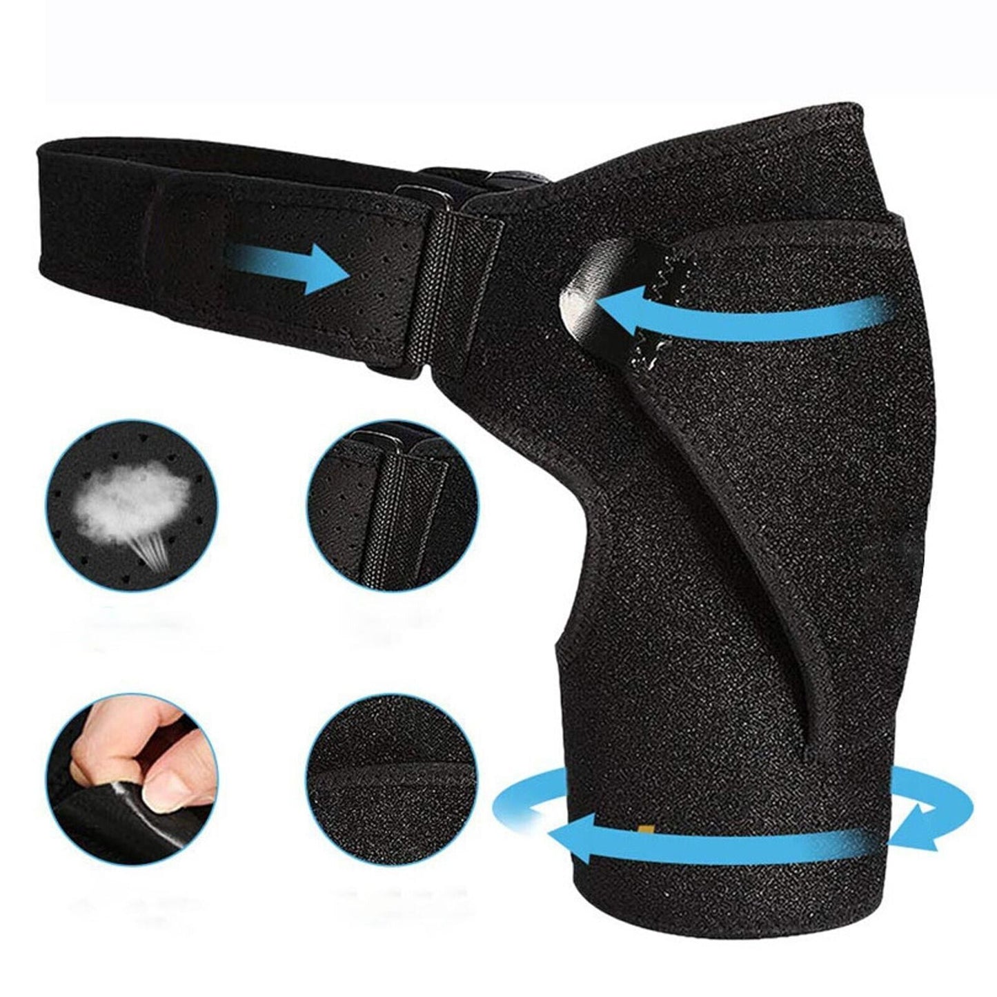 Left And Right Shoulder Brace Rotator Cuff Support Injury Dislocate Compression Stra