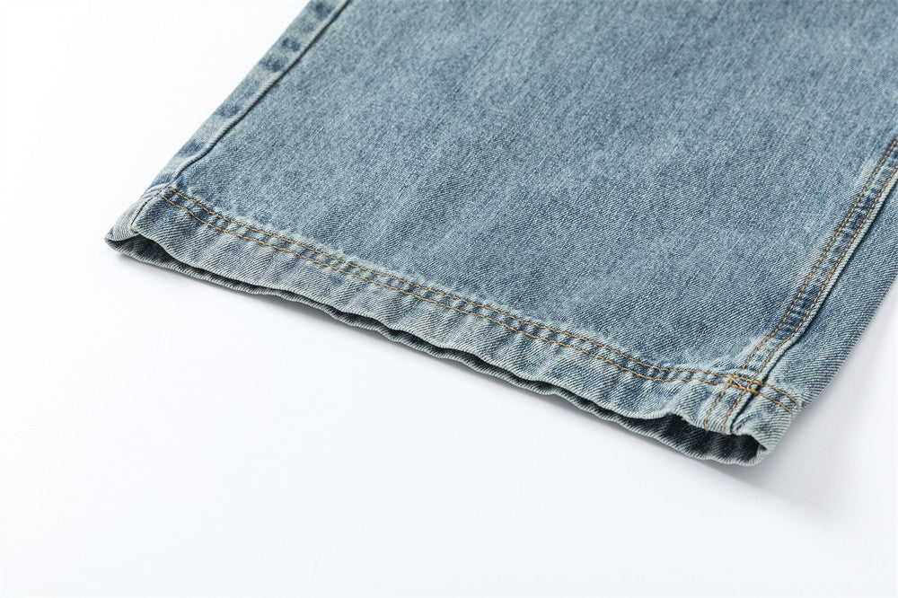 Men's Loose Leisure All-matching Simple Wide-leg Trousers