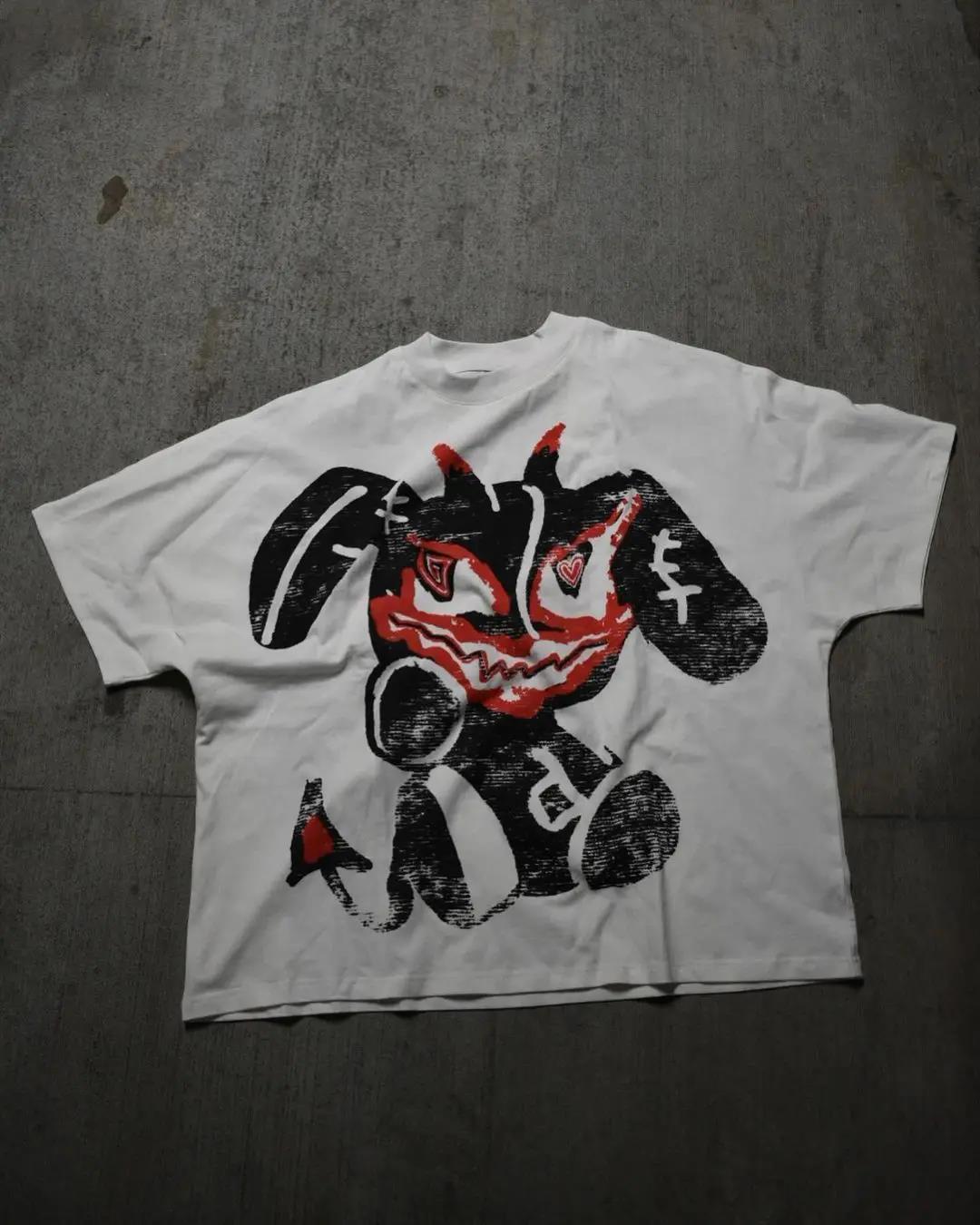 Men's Minimalist Harajuku High Street Pattern T-shirt