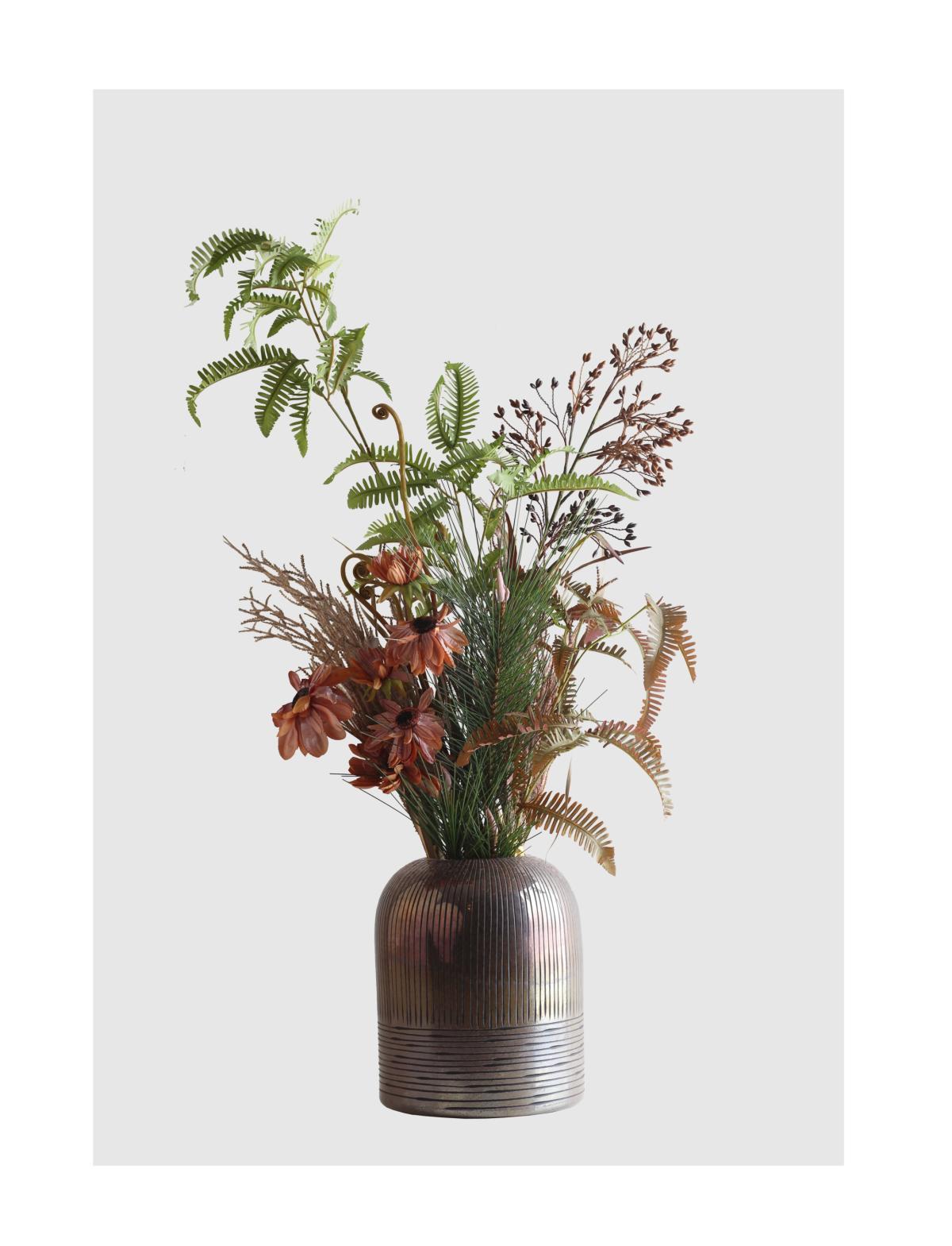 Simulation Of Silk Cloth Weed Weed Fern Fern Fake Flower