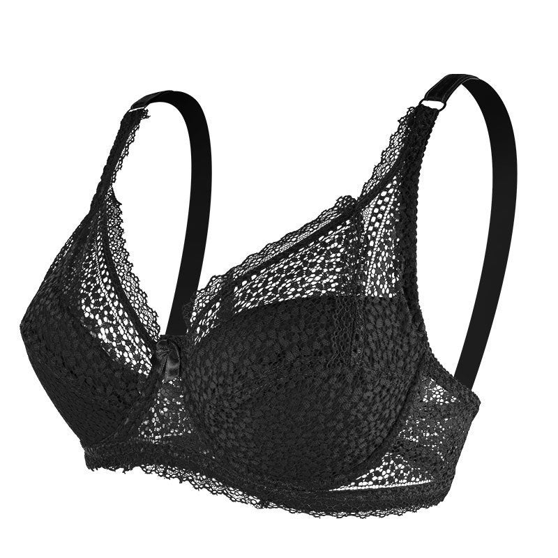 Lace Push Up Adjustable Small Breast Holding Bra